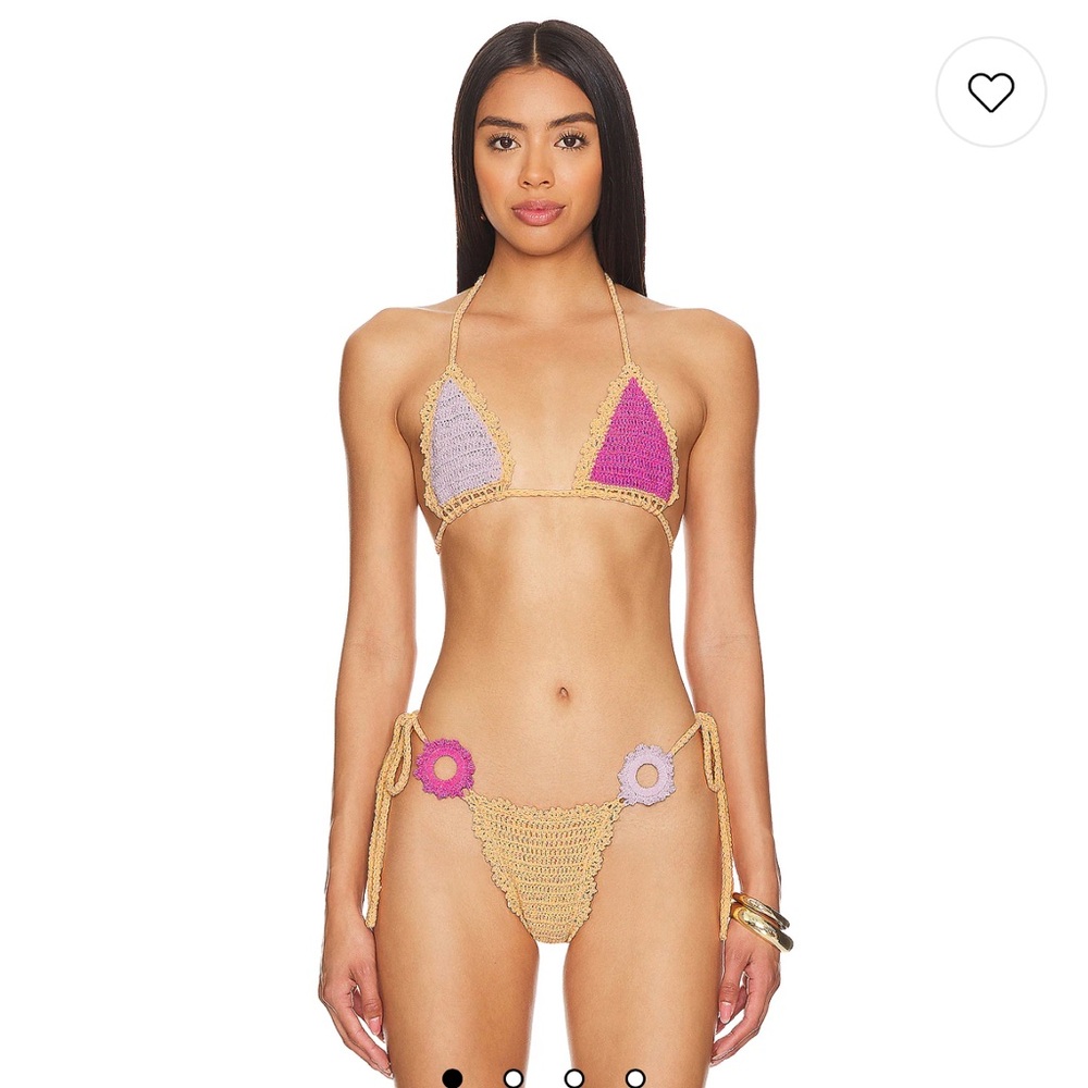 Jinny Crochet Bikini Top and Bottom